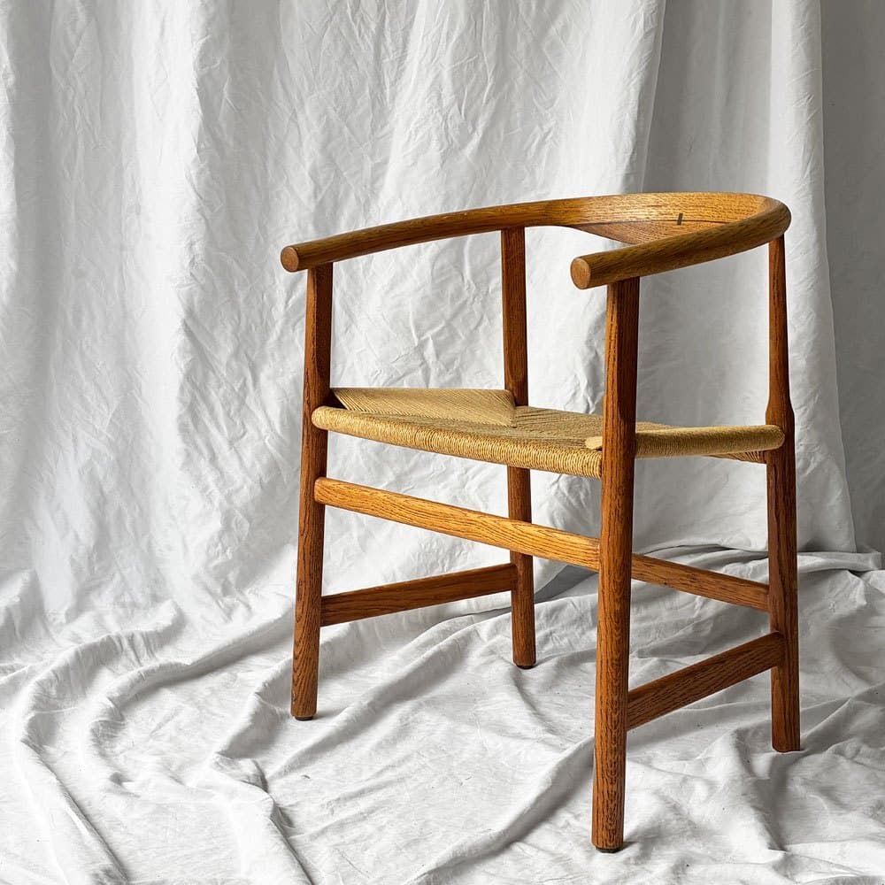 ◇ PPモブラー PP MBLER PP201 ビンテージ オーク材フレーム アームチェア ハンス・J・ウェグナー Hans J.Wegner 北欧家具 — 1/10