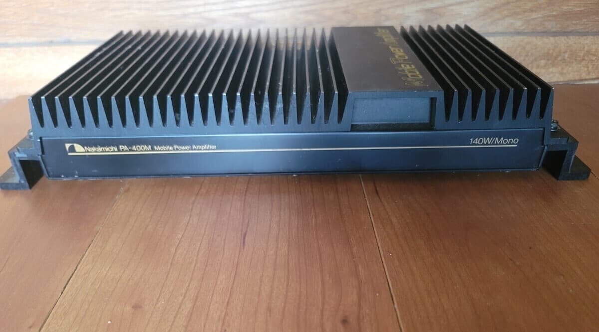 Nakamichi PA-400M パワーアンプ 使用期間は短いですが、記念として長期保管していました。 — 1/4