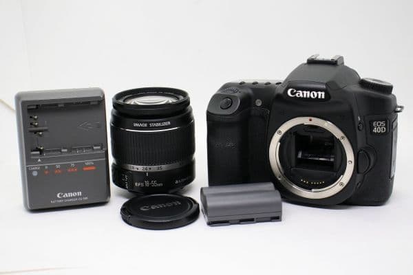 ■美品■キヤノン Canon EOS 40D ボディ + EF-S 18-55mm F3.5-5.6 IS デジタル一眼レフ レンズキット キャノン#Z8379 — 1/10