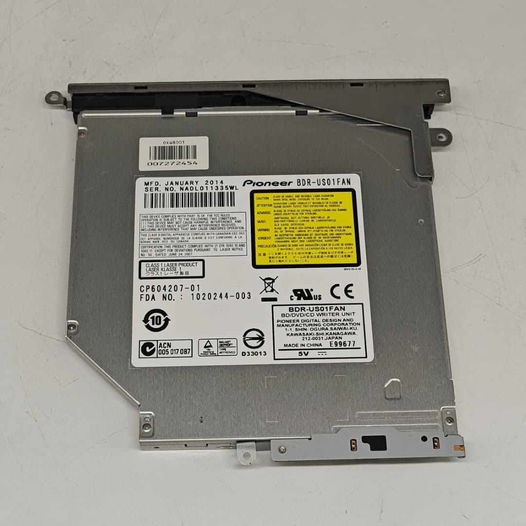 Pioneer ブルーレイドライブ BDR-US01FAN スロットインタイプ【動作未確認】 — 1/2