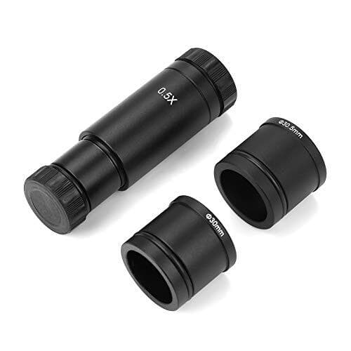 顕微鏡アダプタ 0.5×Cマウントレンズ アダプタセット CCDカメラ デジタル接眼レンズ用 23.2 mm 30 mmおよびmm — 1/9