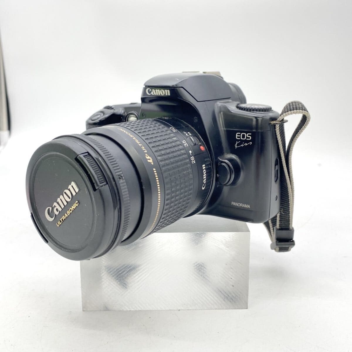 H Canon キャノン EOS kiss PANORAMA 初代モデル フィルム一眼レフカメラ 35mm ズームレンズ EF-28-80mm ボディ レンズ モノトク — 1/10