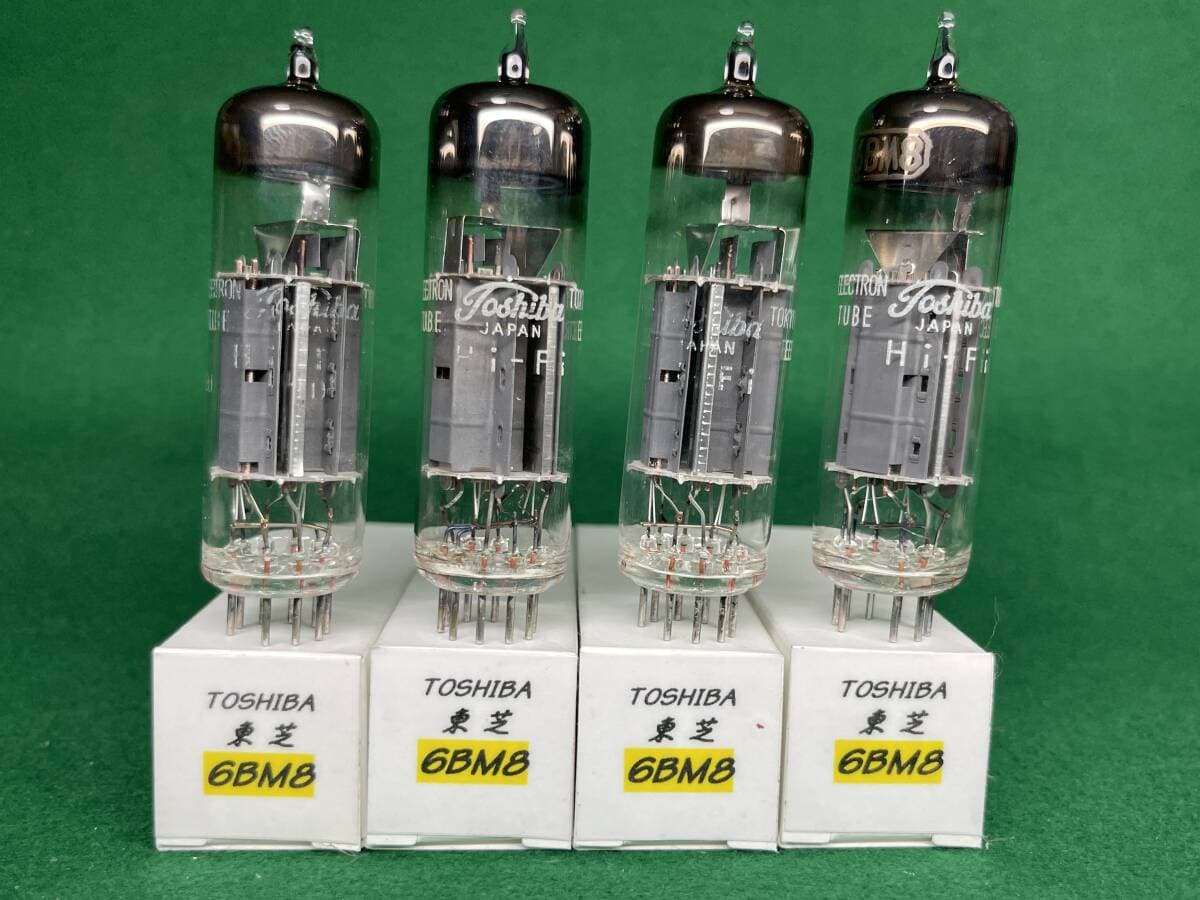 6BM8(Hi‐Fi) 東芝 4本セット F 4517(整理番号) — 1/7