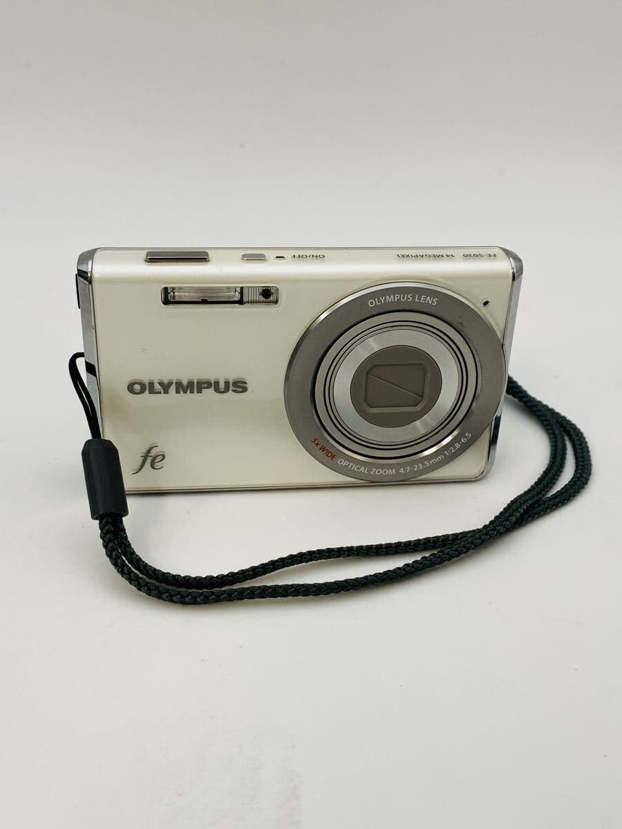 ● OLYMPUS fe FE-5030 オリンパス コンパクトデジタルカメラ デジカメ コンデジ 光学機器 バッテリー有 チャージャー無 通電未確認 — 1/9