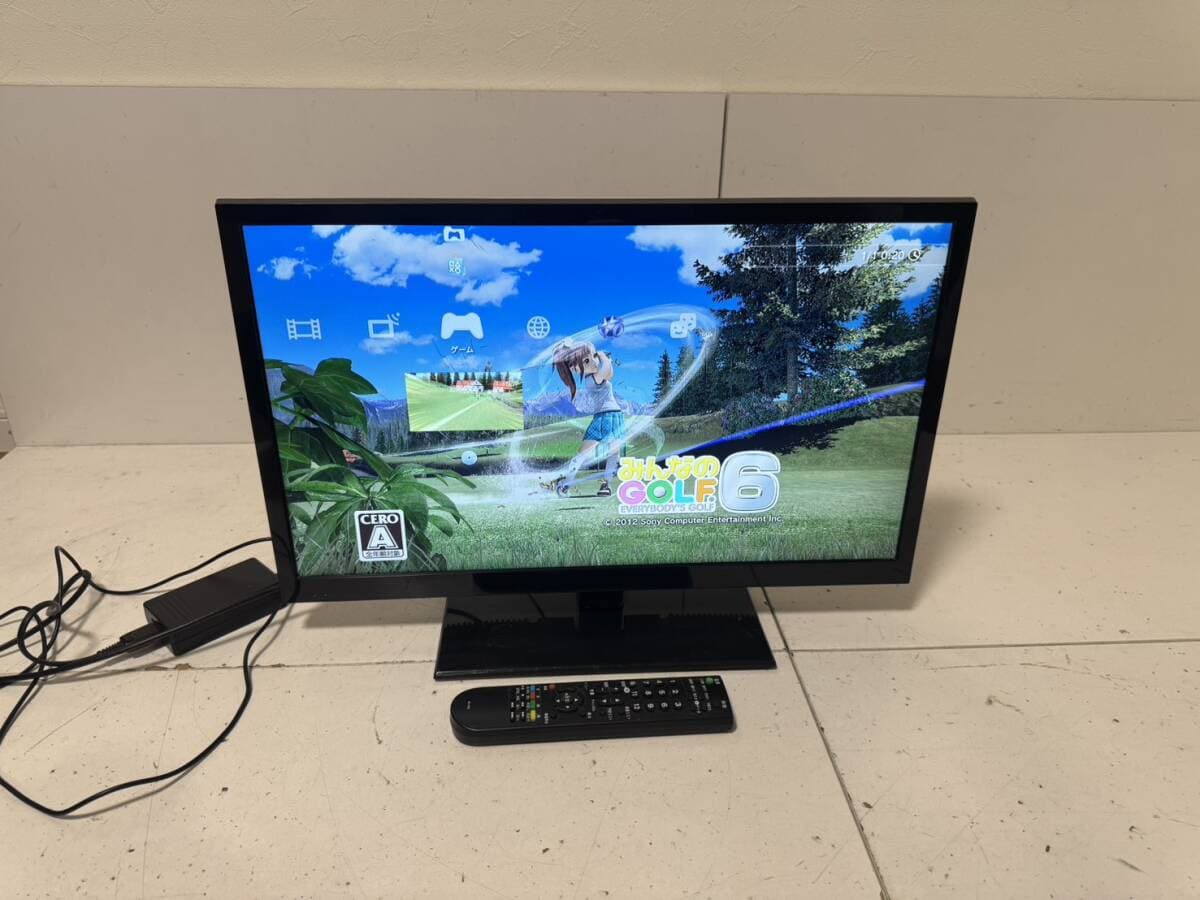 【アズマ LE-24HDG100 本体 24インチ 液晶テレビ ゲーム機モニター】 — 1/10