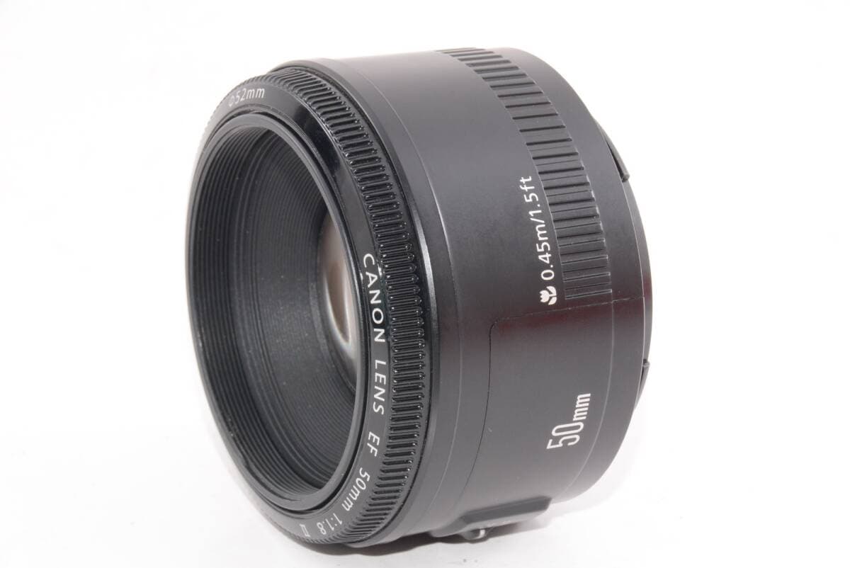 【外観特上級】Canon EF50mm F1.8 II — 1/6