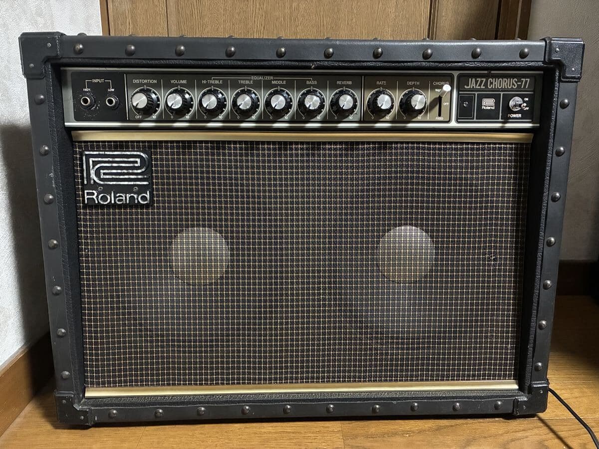 ★中古★Roland ジャズコーラス JC-77★ポット・コンデンサ・LED交換済み★ — 1/9