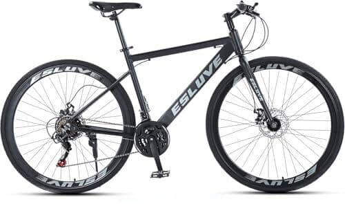 G-AVERIL ロードバイク 自転車 軽量アルミ製フレーム シマノ製21段変速 700×28c 適応身長160cm以上 前後kn — 1/9