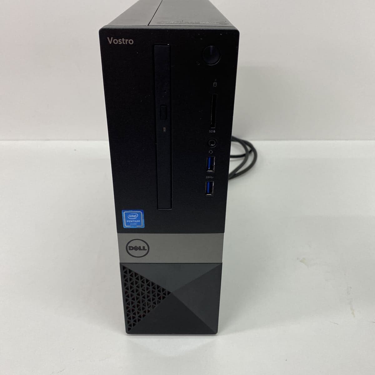 P3 DELL Vostro デスクトップPC Windows10 Intel Pentium搭載 G4400@3.3GHz メモリ8GB HDD1.81TB スリムタワー ジャンク品 — 1/8