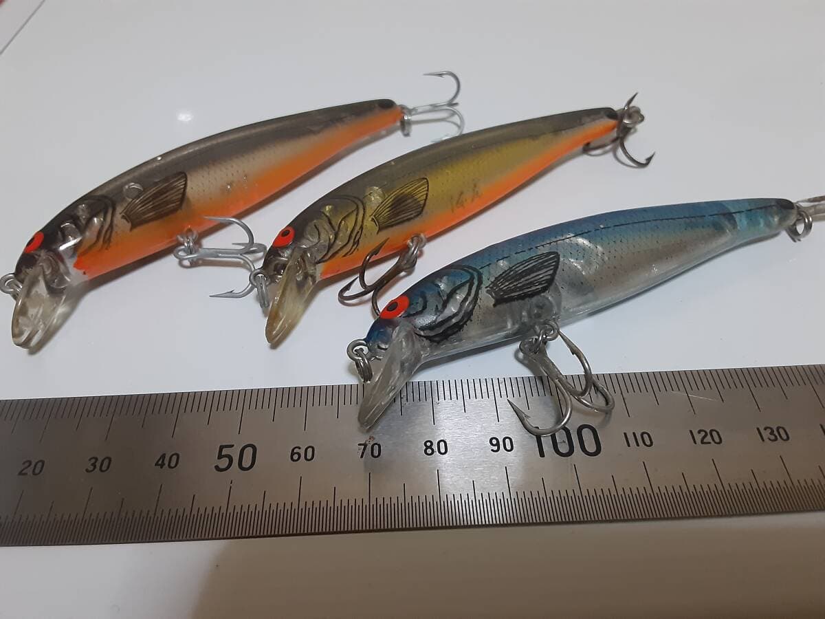 中古ルアー ボーマー14A 検索ロングA ルアーセット、バス釣り、シーバス、オールドルアーセット — 1/3