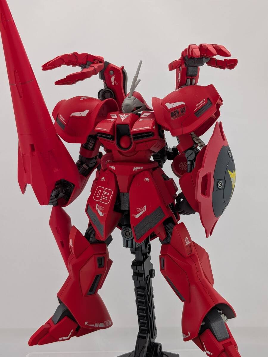 HG 1/144 ヤクトドーガ FSS アシュラテンプル風 ミキシング 改修 塗装済 完成品 — 1/6