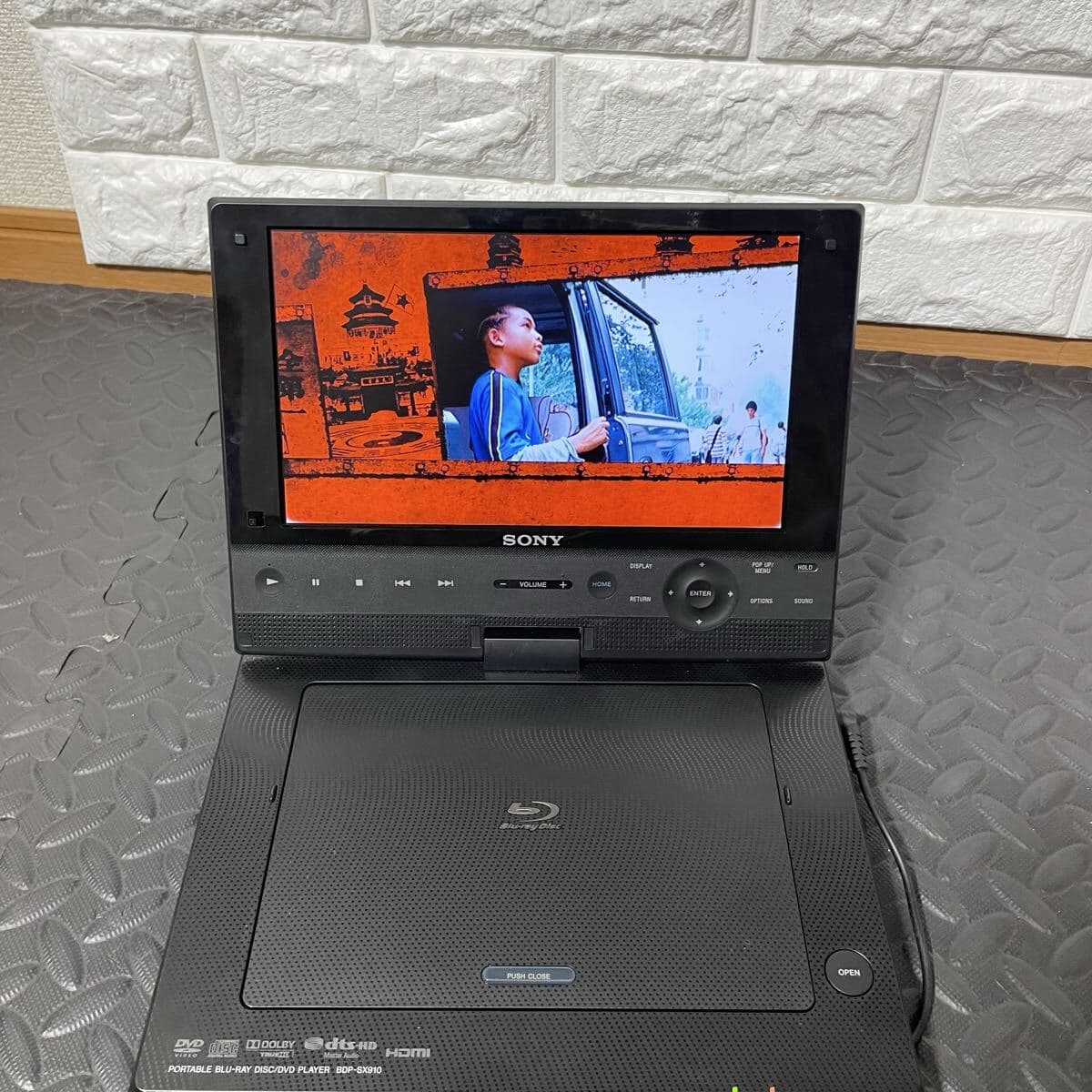 【再生どちらもOK】現状品SONY BDP-SX910 ソニー ポータブルブルーレイプレーヤー DVDプレーヤー — 1/10