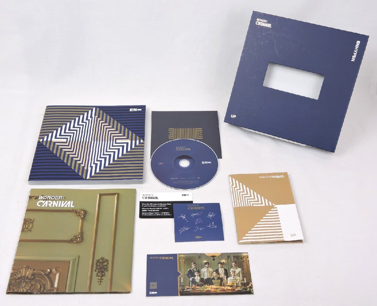 〔値下げ〕【中古】CD ENHYPEN(エンハイプン)/BORDER : CARNIVAL ミニアルバム トレカ類欠品 — 1/5