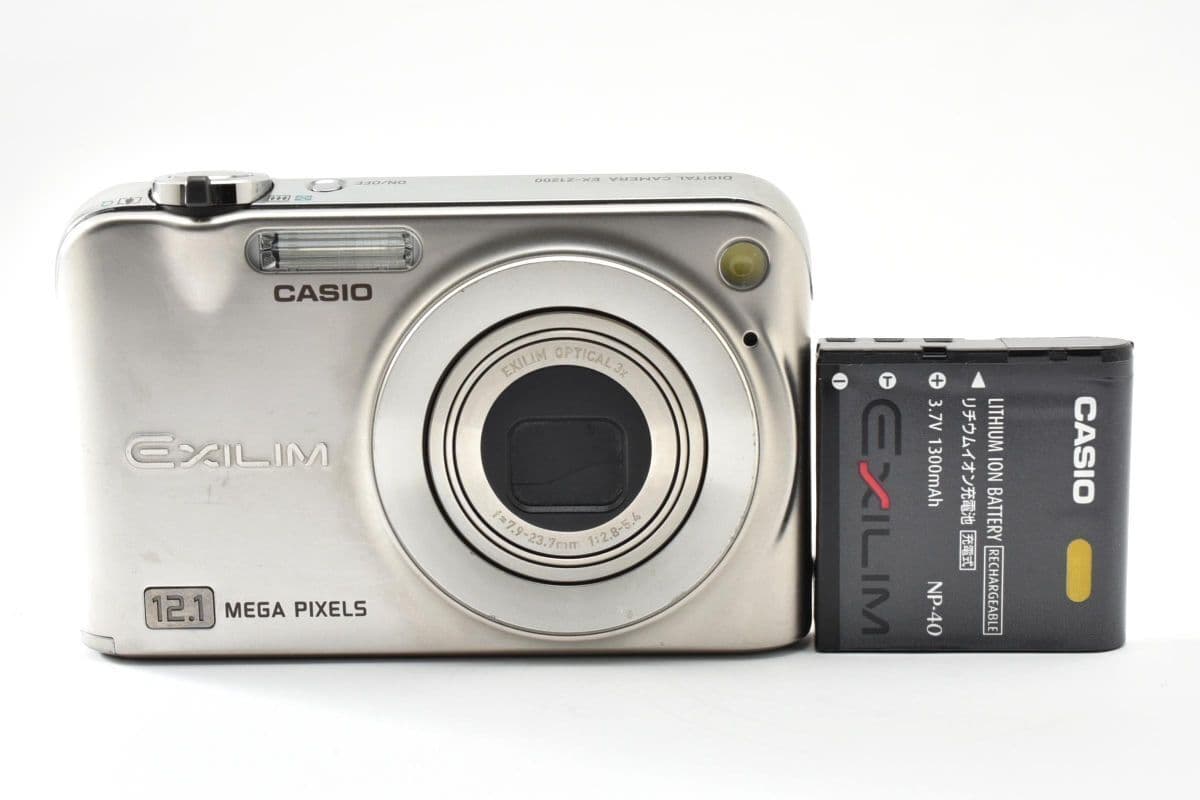 ★良品★ CASIO カシオ EX-Z1200 シルバー コンパクトデジタルカメラ コンデジ デジカメ #1087W102207 — 1/10