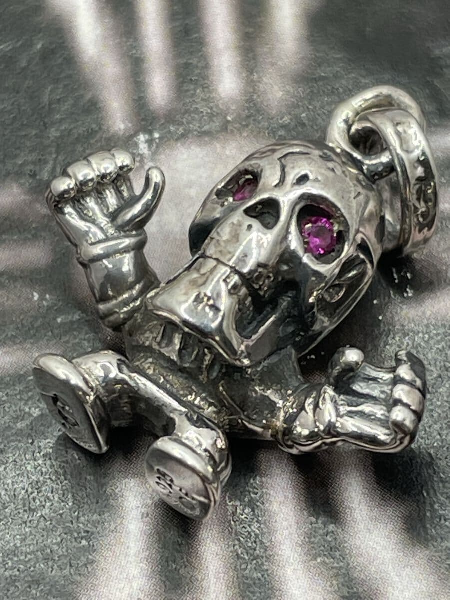 クロムハーツ FOTI HARRISTEETER CHARM/フォティ ハリスティーター チャーム シルバー925 天然パヴェ *CHROME HEARTS* — 1/8