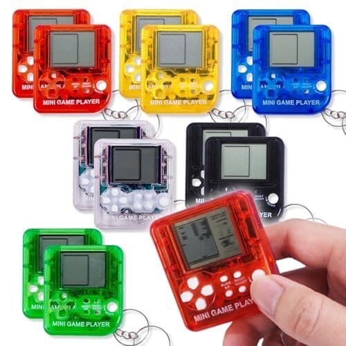 K-Bright レトロミニゲーム キーホルダー 12個 アソート セット 個包装 ミニゲーム機 携帯ゲーム おもちゃ kanna — 1/9