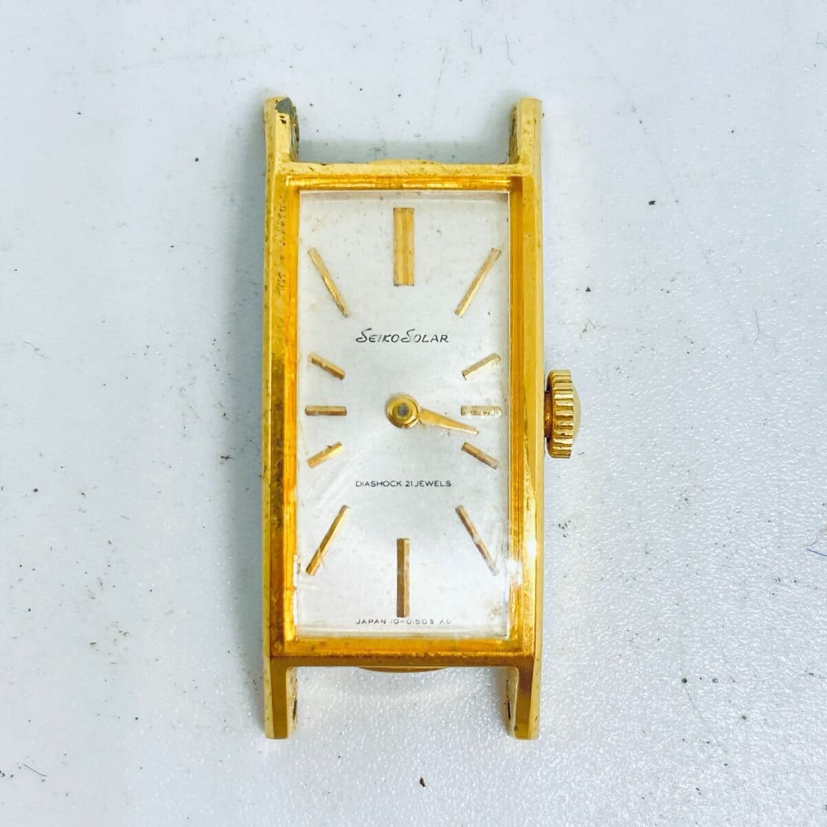2610-25 SEIKO 1004-3010 セイコー ソーラー solar 21石 腕時計 手巻 アンティーク レトロ ヴィンテージ フェイスのみ — 1/5