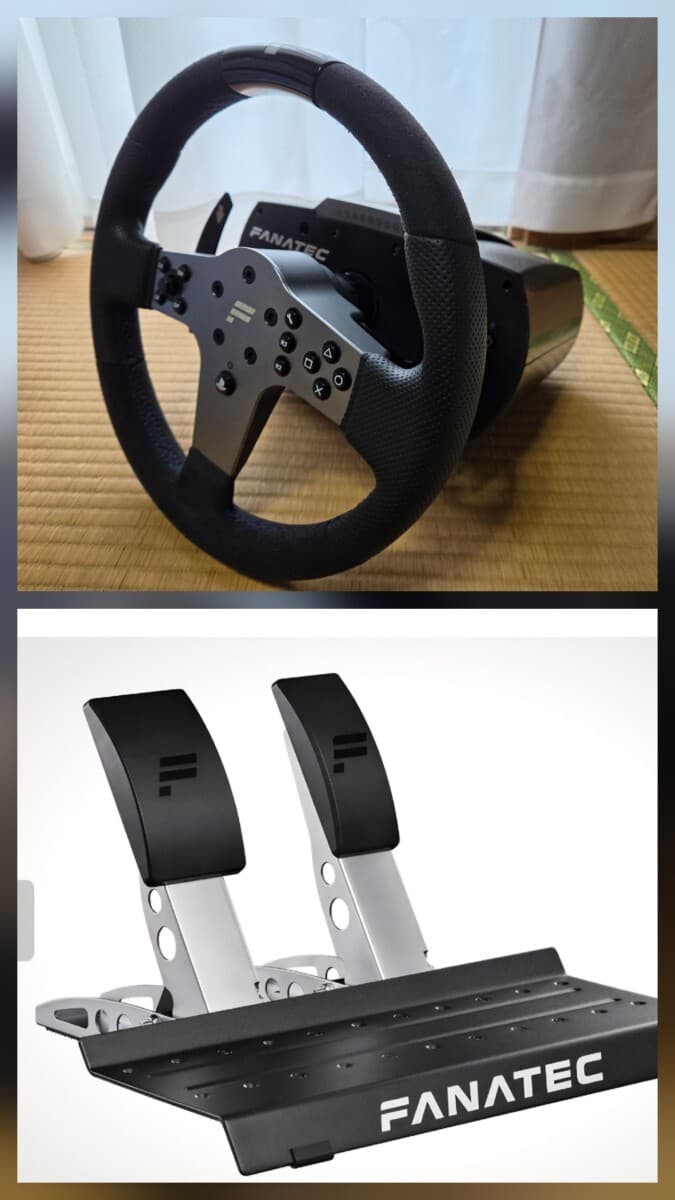 FANATEC ファナテック CSL Elite Racing Wheel PS4 + CSLペダル セット ハンコン アセットコルサ GT7 PS5 PS4 PC — 1/10