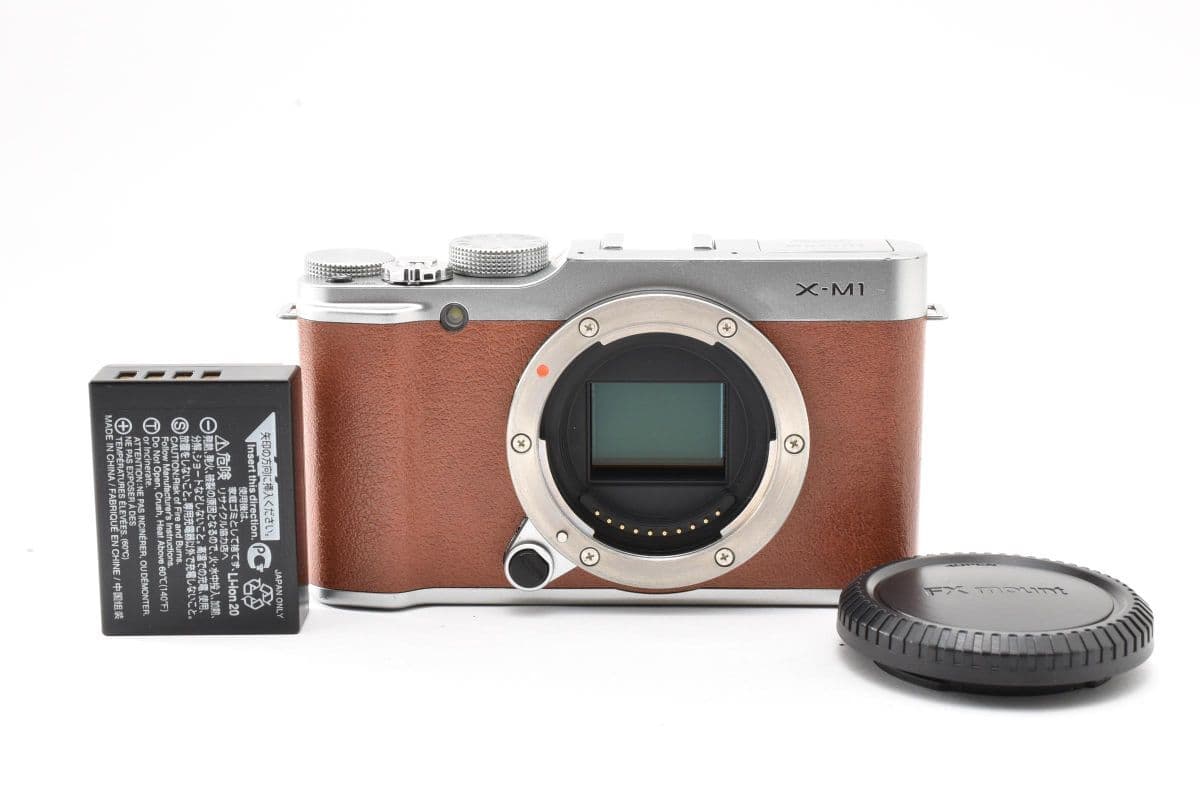★ フジフイルム FUJIFILM X-M1 ボディ ブラウン ミラーレス一眼 動作確認済 ★ #9429 — 1/10