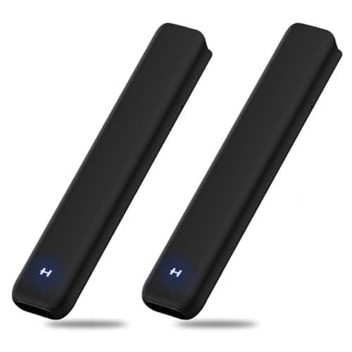 黑2本 HECCO 電子タバコ シーシャ dr.vape model3交換用ベイプ 保護カバー 純正カプセル対応 M25B(黑2本 — 1/3