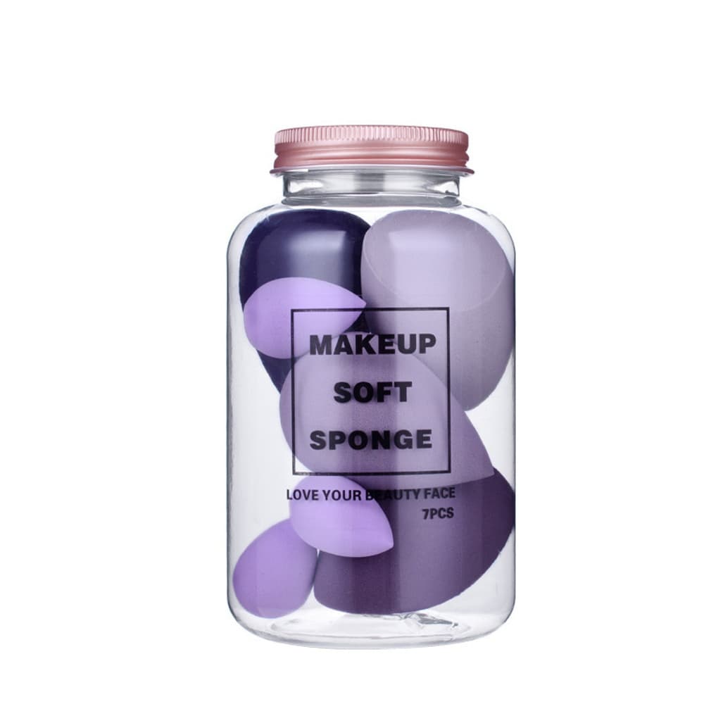 ☆ パープル ☆ メイクアップ用スポンジ 7個セット mmsponge1228e メイクスポンジ セット メイクアップスポンジ メイクパフ スポンジ パフ — 1/10
