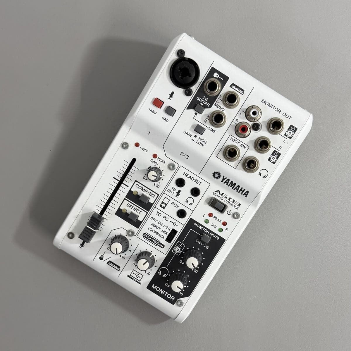 YAMAHA ヤマハ AG03 ライブストリーミングミキサー オーディオインターフェース — 1/5