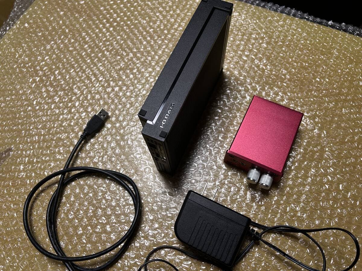 マイクロシャーのヘッドホンアンプとハードディスク2TBセット★uAMP109G2★ヘッドフォンアンプ — 1/4