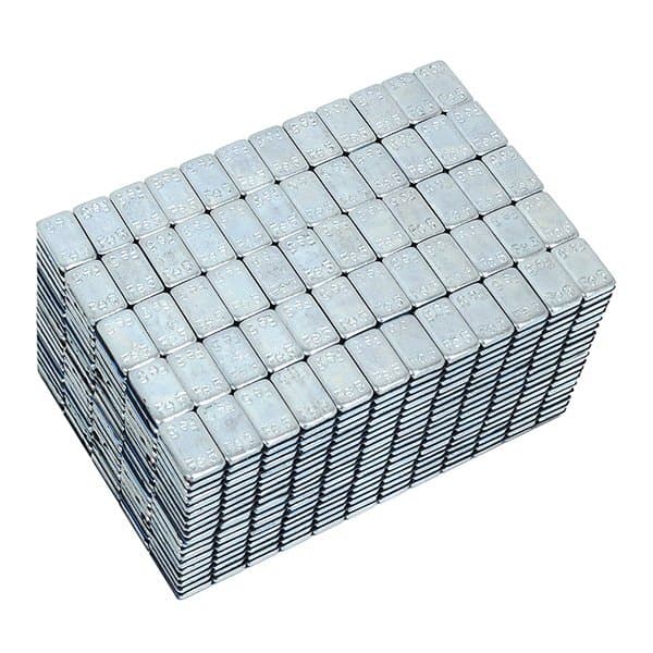 薄型 バランスウェイト ホイール バランサー 100本 1200個 重り 5g×1200 6000g 6kg ウエイト スチール アルミ 鉄製 カット可能 強力貼付 — 1/4