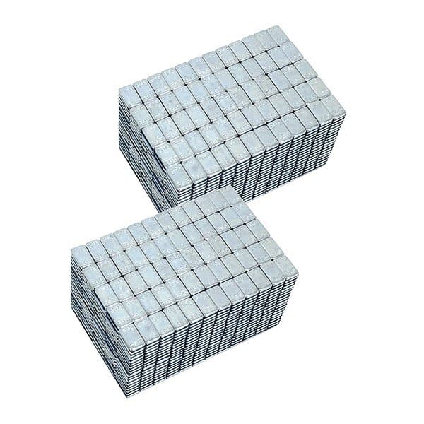 薄型 バランスウェイト ホイール バランサー 200本 2400個 重り 5g×2400 12000g 12kg ウエイト スチール アルミ 鉄製 カット可能 強力貼付 — 1/4