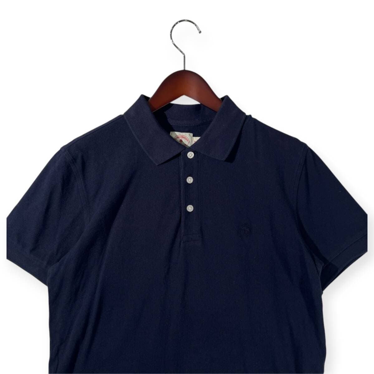Brooks Brothers ブルックスブラザーズ Red Fleece 鹿の子 半袖 ポロシャツ サイズ M /ネイビー アイビー トラッド メンズ — 1/8