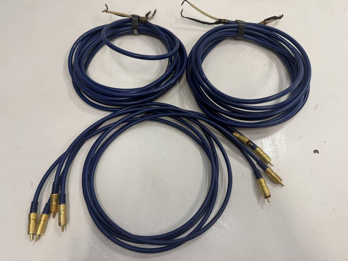 10-52/4-80 YAMAHA ヤマハ オーディオケーブルまとめ売り♪ YSC-2700×2本/YDC-1700 LC-OFC×4本 スピーカーケーブル RCAケーブル 現状品 — 1/7