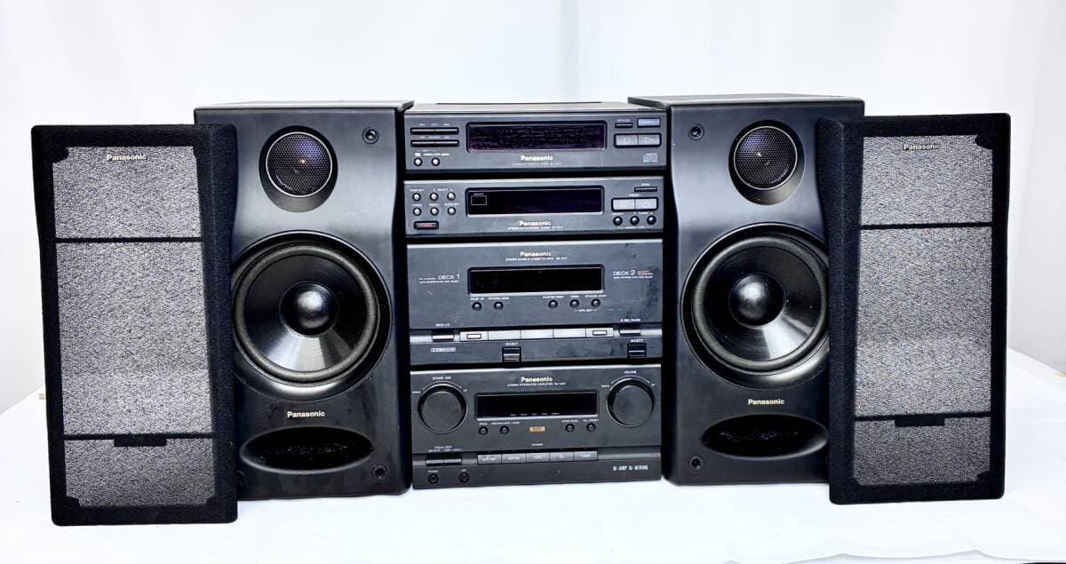 Panasonic SB-CH7 ミニコンポ スピーカーセット CD/カセット/チューナー/アンプ パナソニック(1862) — 1/6