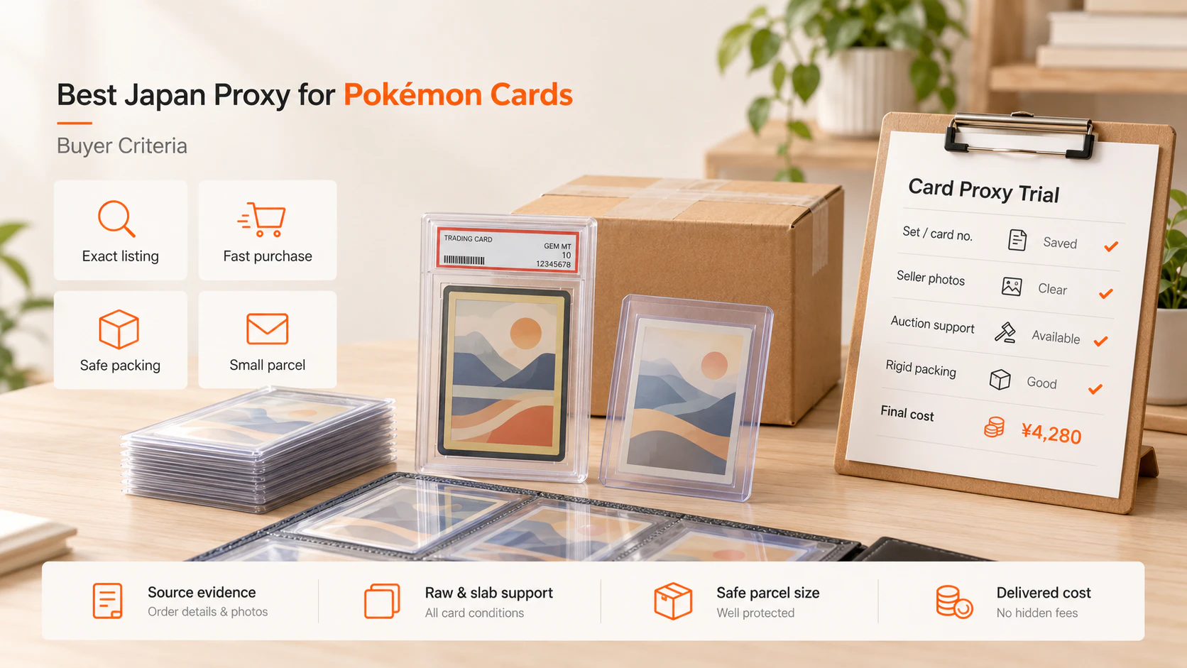 Japan Proxy Shopping visual guide for Best Japan Proxy for Pokémon Cards: Buyer Criteria