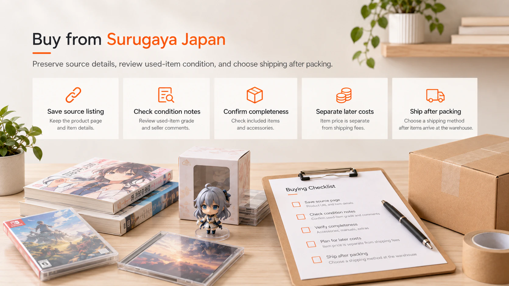 Japan Proxy Shopping guide for Buy from Surugaya Japan