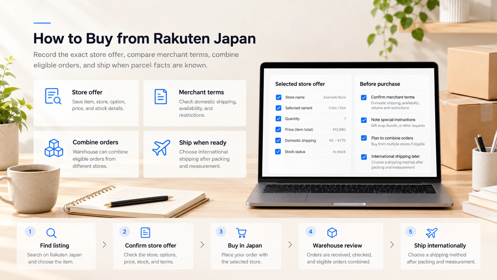 Japan Proxy Shopping guide for How to Buy from Rakuten Japan