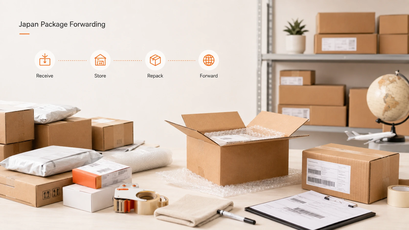 Japan Proxy Shopping visual guide for Japan Package Forwarding